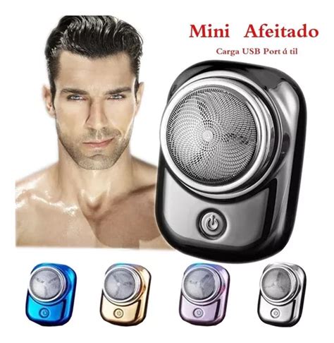 Barbeador El Trico Recarreg Vel Port Til Mini Shave Usb Frete Gr Tis