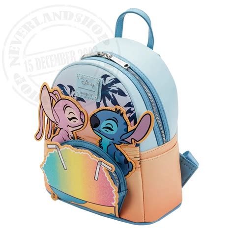 Neverlandshop Loungefly Mini Backpack Date Night Angel Stitch