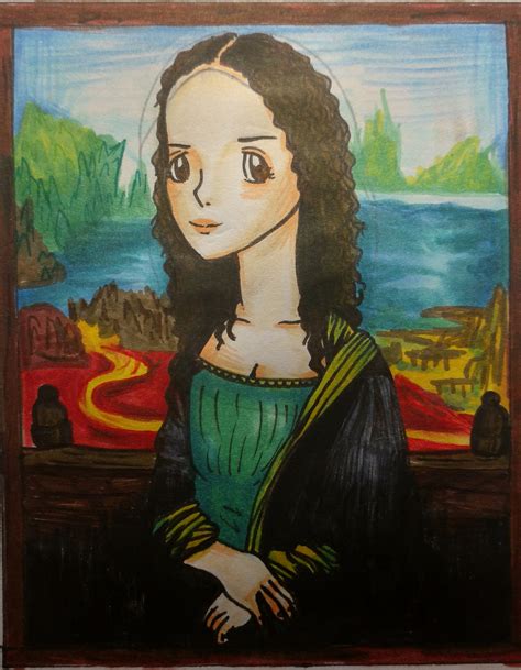 Mona Lisa In Anime Style By Pinchofsilver On Newgrounds