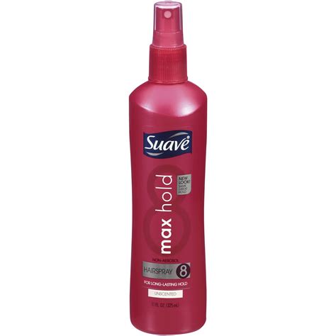 Suave Hairspray, Unscented, Non Aerosol, Max Hold 8, 11 fl oz (325 ml)