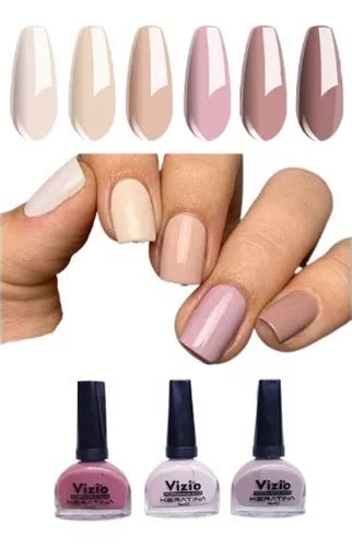 Esmaltes Set De 3 Nude Keratina mL a 507 Cuotas sin interés