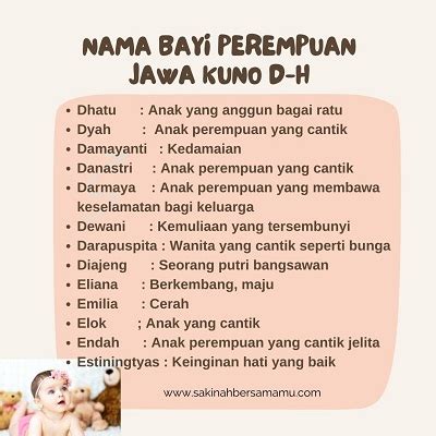 Nama Anak Perempuan Jawa Unik Katherine Ince