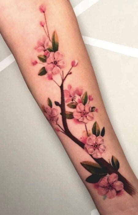 70 Beautiful Cherry Blossom Tattoo Designs And Meaning