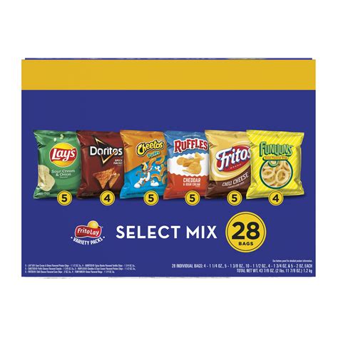 Frito Lay Select Mix Variety Pack Smartlabel