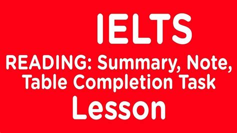 C Ch L M D Ng B I Completing Tables Trong Ielts Reading