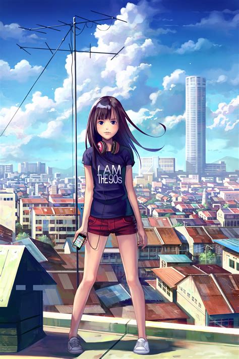 Wallpaper Ilustrasi Kota Gadis Anime Bangunan Gambar Kartun Porn Sex