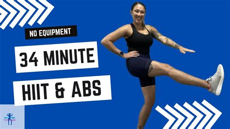 Intense HIIT Cardio And Abs Workout 34 Minutes Quick Sweat Fat