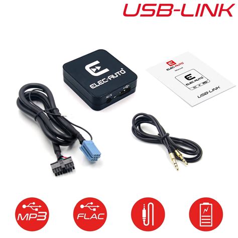 Interface USB MP3 FLAC Auxiliaire Pour Voiture AUDI Connecteur Mini ISO