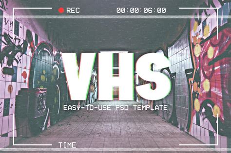 Photoshop Vhs Template Design Cuts