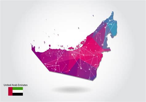 United Arab Emirates Map Infographics Vector Template With Regions And