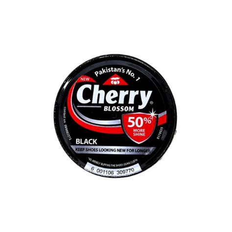 Shoe Polish Paste Black Cherry Blossom Op3