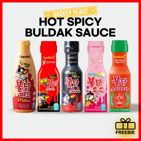 Samyang Buldak Hot Spicy Sauce Carbo Original Mayo 200g 5 Flavors Shopee Singapore
