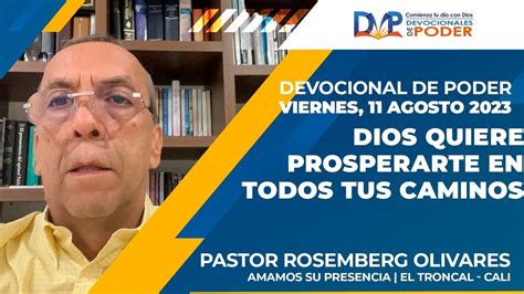 Devocionales De Poder Dios Quiere Prosperarte En Todos Tus Caminos