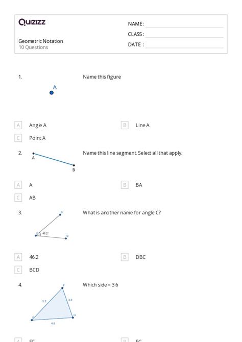 Geometric Optics Worksheets For Th Year On Quizizz Free Printable