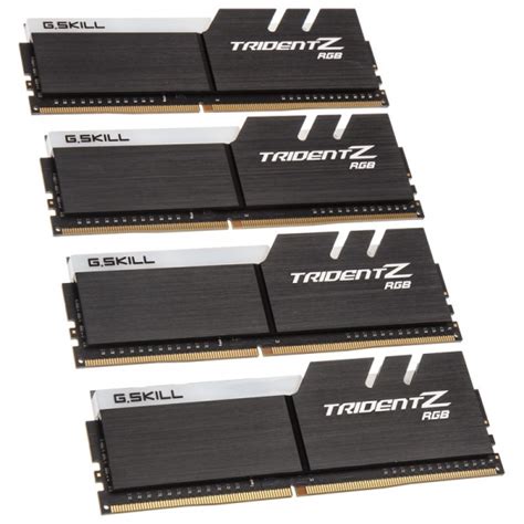 G.Skill Trident Z RGB Series, DDR4-4000, CL 15 - 32 GB Quad-Kit, black ...