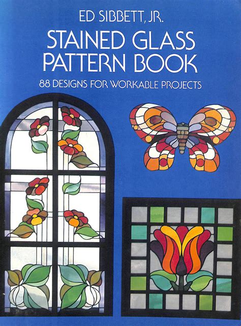 Stained Glass Pattern Book 88 Designs For Workable Projects Dover Stained Glass Instruction