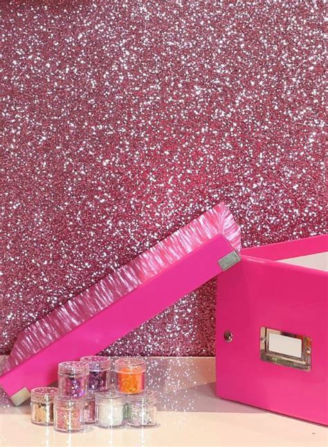 Pink Glitter Wall Paint