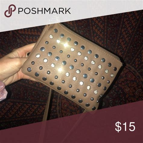 Light Brown Bedazzled Purse