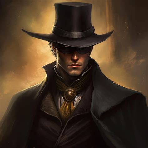 Premium AI Image A Drawing Of A Man With A Hat And A Black Jacket