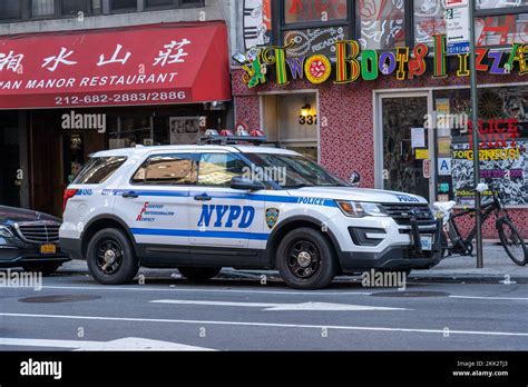 Nypd Police Car Lights Hi Res Stock Photography And Images Alamy