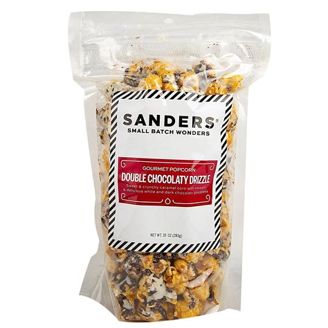 Double Chocolaty Drizzle Gourmet Popcorn Sanders Candy Store