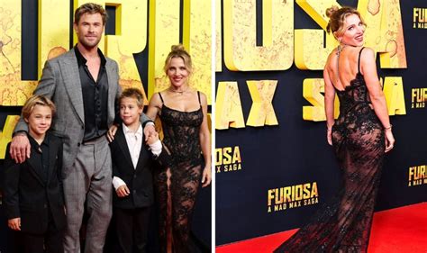 Chris Hemsworths Wife Elsa Shows Off Thong On Furiosa Red Carpet Us