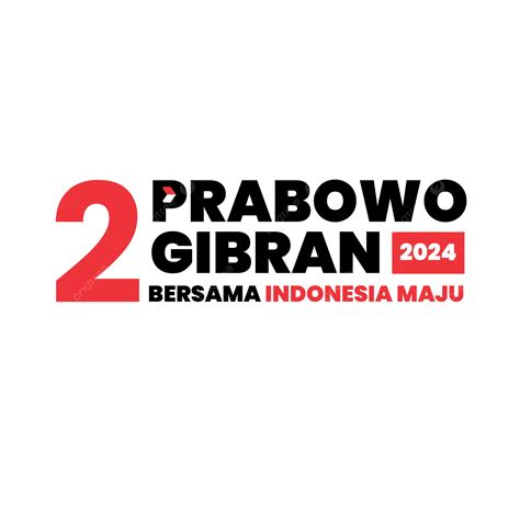 Prabowo Gibran Logo Vector Presidential Candidate Prabowo Prabowo