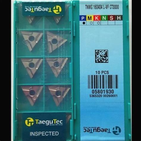 Pcs Taegutec Tnmg R Vf Ct Carbide Inserts Ebay