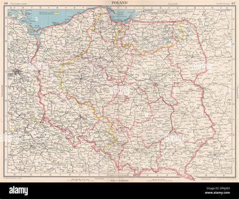 Poland german border map hi-res stock photography and images - Alamy