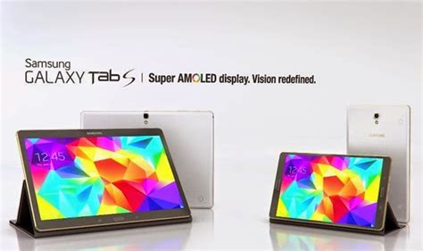 Samsung Apresenta O Galaxy Tab S Sua Linha De Tablets Tela Super