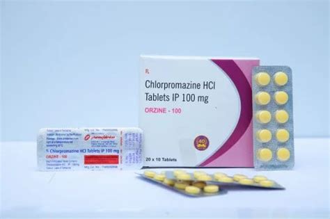 Chlorpromazine Mg Tab Chlorpromazine At Rs Stripe Anti