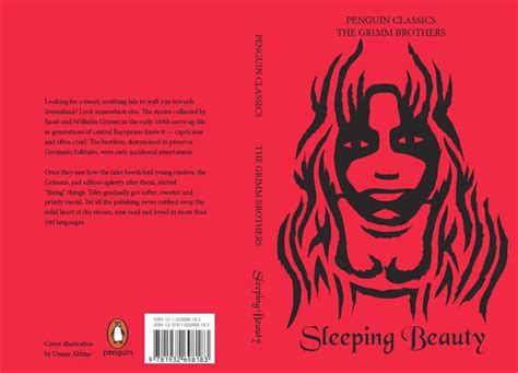 Sleeping Beauty Book Cover Flat Design Of The Grimm Tales Book Cover