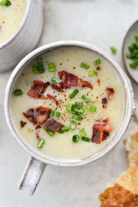 Creamy Cauliflower Potato Soup Simply Scratch