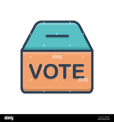 Ilustración De La Caja De Votación Imagen Vector De Stock Alamy