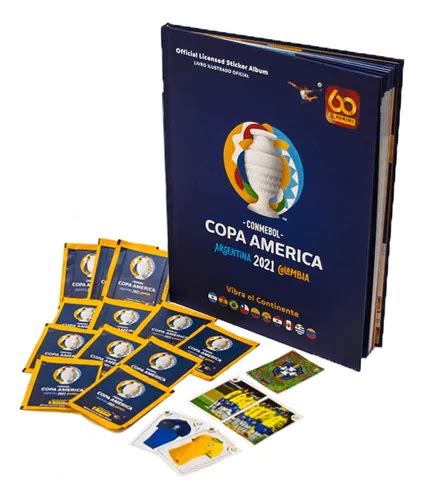 20 Envelopes Copa América 2021 Álbum Capa Dura Vazio Frete grátis