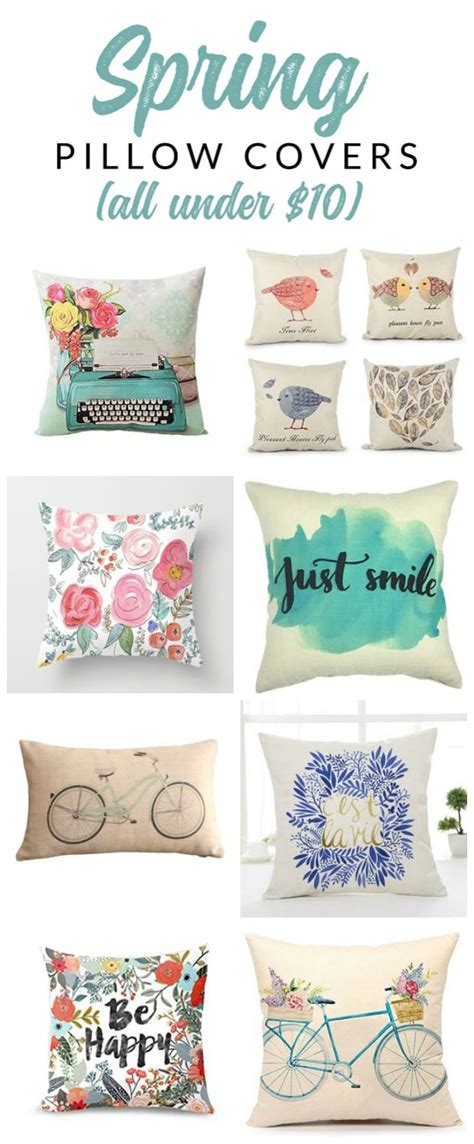 Spring Pillows Gorgeous Spring Pillow Covers For Seasonal Decorating