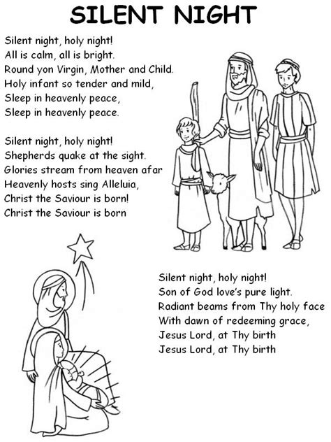 The Story Of Jesus S Birth Is Shown In This Coloring Page