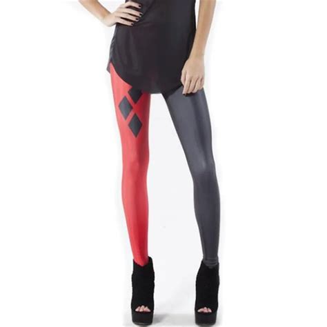 Cuhakci 3d Digital Print Leggins Adult Women Leggings Patchwork Female