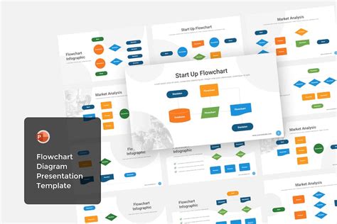 Flowchart Diagram PowerPoint Template Incl. flowchart & diagram ...