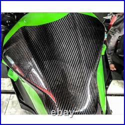 Real Carbon Fiber Gas Fuel Tank Pad Cover For Kawasaki Ninja 400 Z400