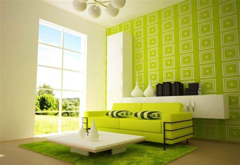 20+ Lime Green Living Room Wallpaper