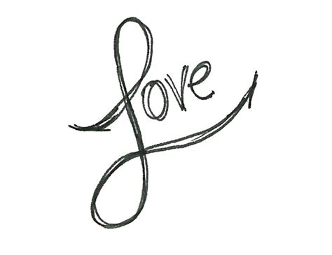 Love Word Drawing Free Download On Clipartmag