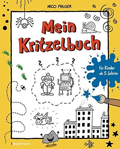 Mein Kritzelbuch Anmalen kritzeln zeichnen weiterzeichnen für