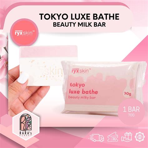 Ryxskin 1 Bar Tokyo Luxe Bathe Soap 70g Beauty Milky Bar Ryx