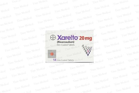 Xarelto Tablets 20mg Time Medical