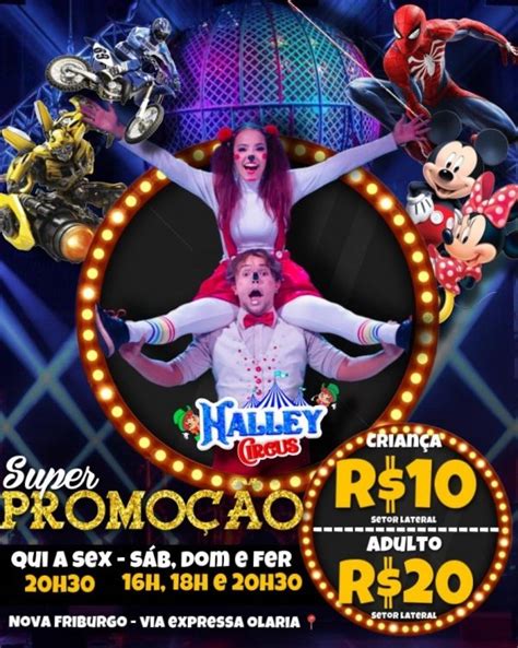 Halley Circus Domingo Em Nova Friburgo 2023 Sympla