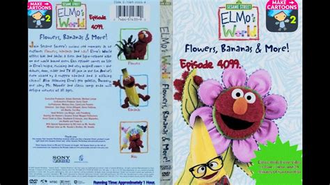 Elmos World Flowers Bananas And More Original Version 2000 Vhs