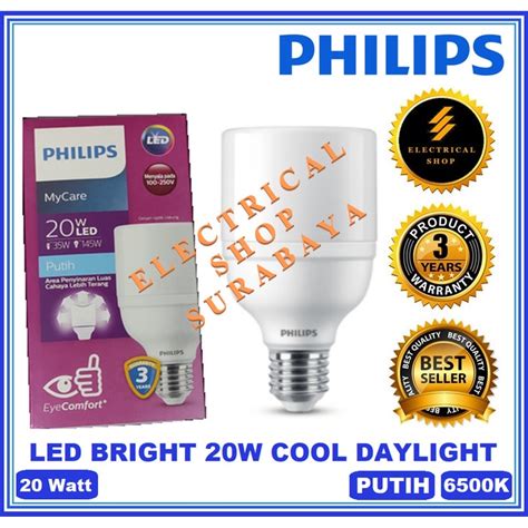 Jual Philips Lampu Led Bright W Putih Grosir Ledbright W Watt