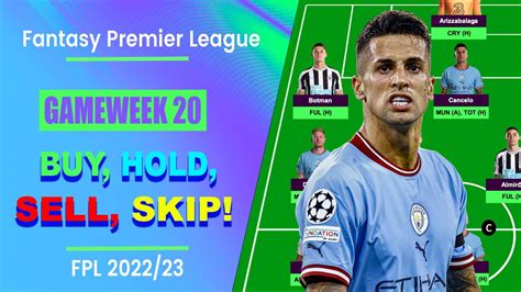 Fpl Double Gameweek Buy Hold Sell Skip Transfer Tips