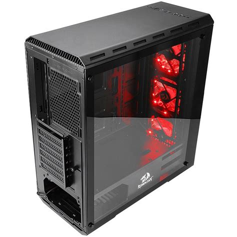 Gabinete Gamer Redragon Grimlock Mid Tower RGB Laterais Em PATOLOCO